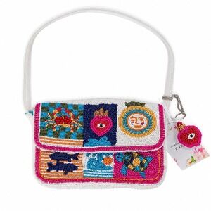 Handcrafted in India Viral Beaded Shoulder Bag Evil Eye Turtle Crab  Beach Boho